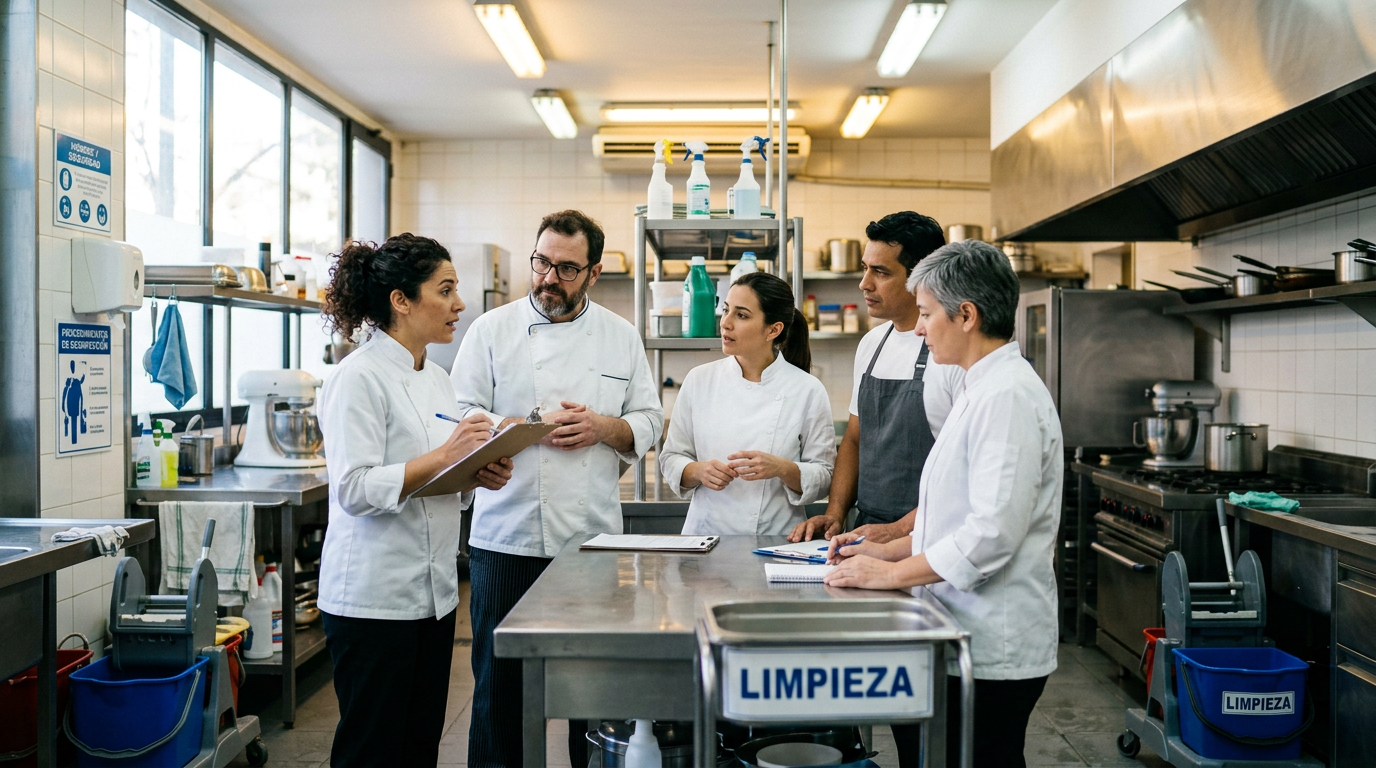 Limpieza y Desinfección de Superficies: Estándares Técnicos para la Industria Alimentaria